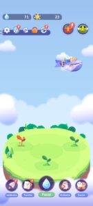 Plantas virtuais do app Focus Plant para foco