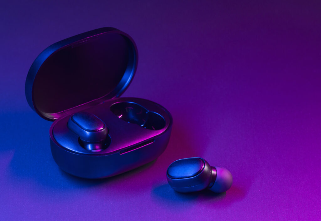 foto de fones Bluetooth